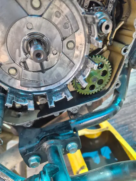 Volante magnético y engrane de arranque del motor